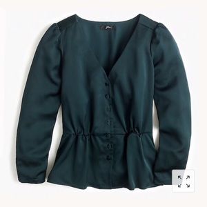 J. Crew Tops - NWT J Crew Long Sleeve Peplum Top J. Crew Tops - NWT J Crew Long Sleeve Peplum Top